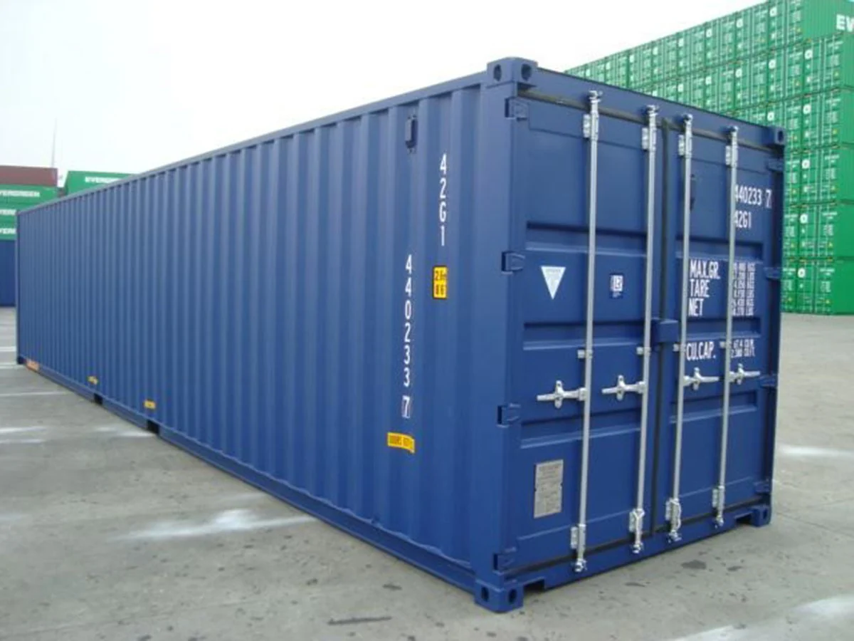 contenedor de envío de doble puerta (dd) de 40